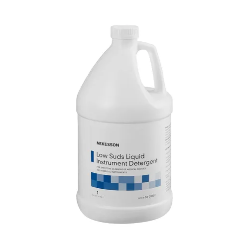 Vista 2 de McKesson Low Suds Detergente líquido para instrumentos, dispositivos médicos limpios e instrumentos quirúrgicos, 1 galón, 1 unidad, 1 paquete