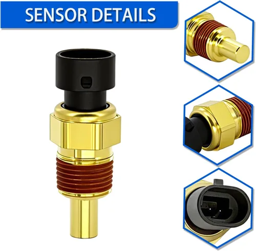 Vista 3 de Sensor de temperatura del refrigerante del motor, sensor de temperatura ECT compatible con Buick Cadillac Chevy GMC Pontiac Duramax- Blazer Impala