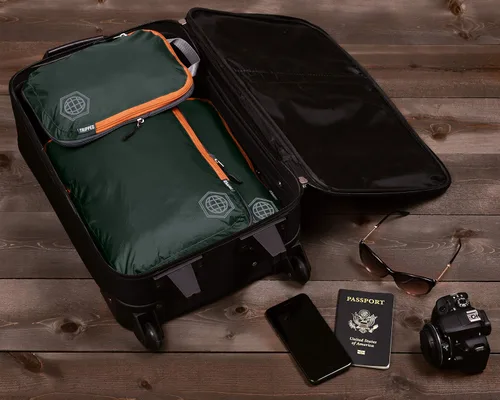 Vista 7 de TRIPPED Travel Gear Compression Packing Cubes for Travel - Luggage and Backpack Organizer Packaging Cubes for Clothes
