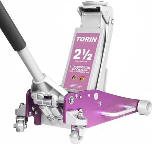 Vista 10 de Torin AT830003XLP Gato de piso de aluminio con doble pistón de elevación rápida: gato de piso con bomba de elevación rápida, capacidad de 3