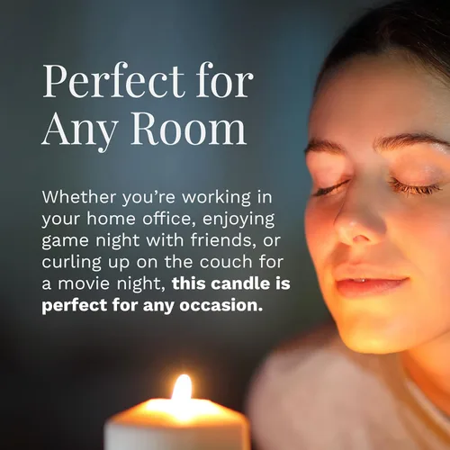 Vista 15 de CANDLE-LITE Fragancia perfumada de cerezas negras jugosas, una vela de aromaterapia de 3 mechas de 10 onzas con 20-40 horas de tiempo de combustión