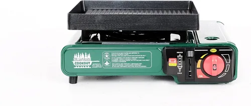 Vista 7 de King Kooker Mr. Outdoors Cookout Modelo # MOC13S Estufa de butano individual con bolsa de transporte, verde, grande