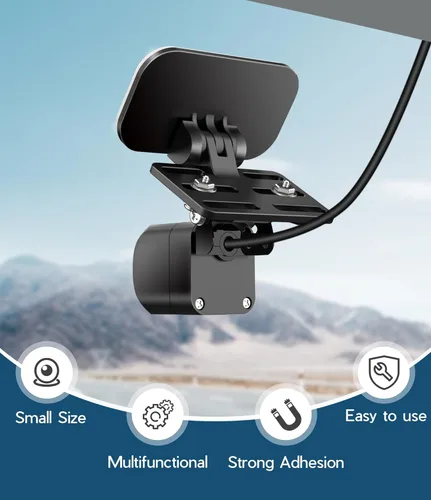 Vista 3 de Pixelman Soporte de cámara trasera - Parabrisas y montaje de espejo, soporte de cámara de respaldo con adhesivo (2PCS)