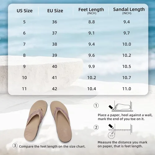 Vista 8 de Orkii Sandalias ortopédicas para mujer con soporte de arco, cómodas sandalias para caminar con fascitis plantar