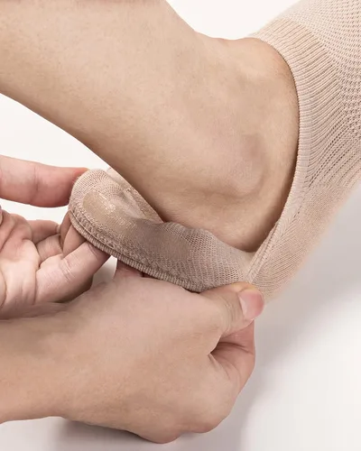 Vista 7 de Pro Mountain - Calcetines invisibles deportivos de algodón acolchado para mujer y hombre