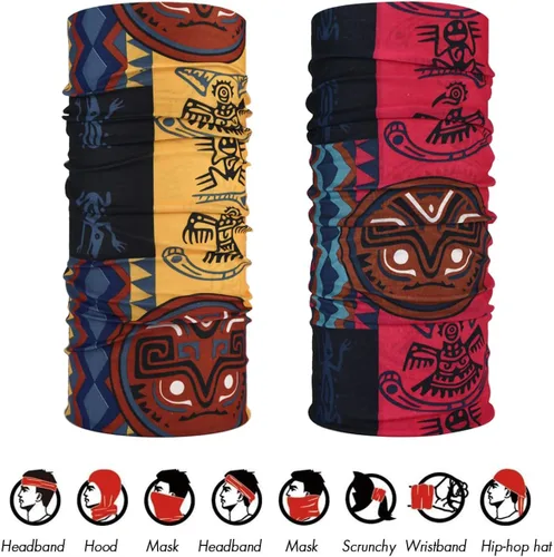 Vista 4 de Paquete de 2 gafas protectoras, gafas de seguridad, gafas de motocicleta con bandanas, compatibles con Nerf Game Battle para niños (rojo y azul)