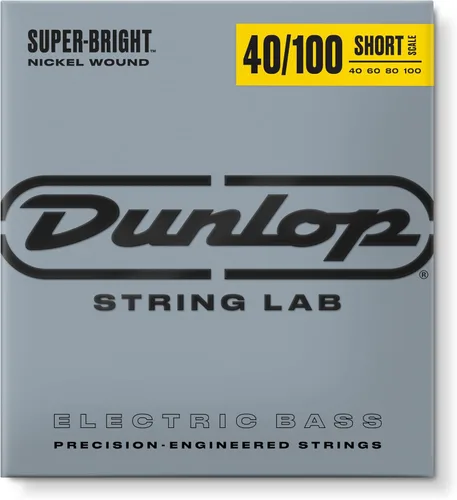 Vista 13 de Jim Dunlop Cuerdas de bajo a escala media súper brillante de níquel para heridas 40-100