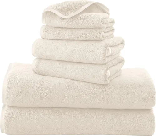 Vista 26 de TENSTARS Juego de 12 paños de alta calidad, secado rápido, terciopelo coral de microfibra suave, altamente absorbente, uso multiusos como baño, spa