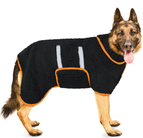 Vista 35 de Bienbee Bata de baño para perro, de secado rápido, súper absorbentes, para después del baño, toalla cálida para perros, suministros de baño