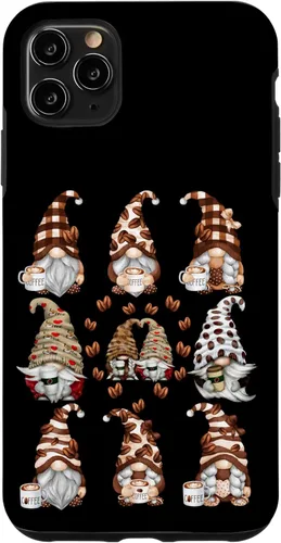 Vista 13 de Novelty Coffee Graphic For Women And Men Funny Gnome Case for iPhone 16