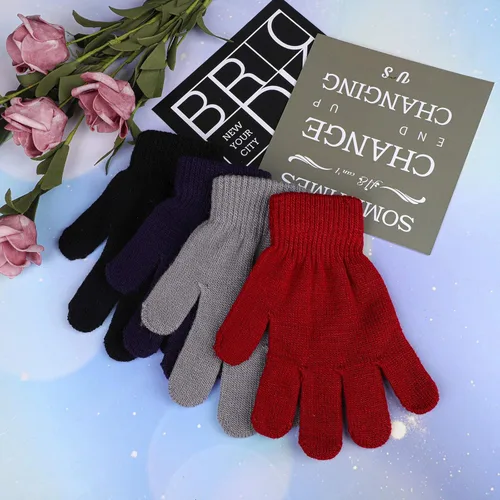 Vista 4 de Cooraby 16 pares de guantes mágicos cálidos de invierno para niños o niñas