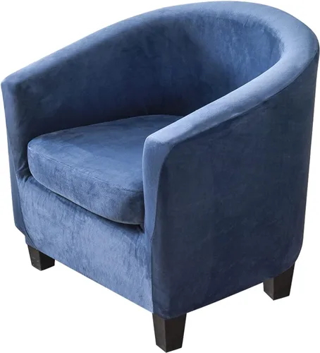 Vista 26 de MIFXIN 2 fundas de terciopelo para silla de bañera con funda de cojín, elásticas, suaves, extraíbles, para sillón, sofá, protector de muebles