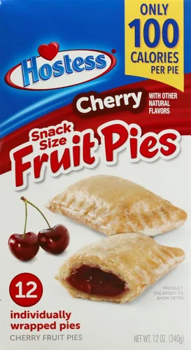 Hostess Tartas de frutas tamaño aperitivo 12oz (cereza)