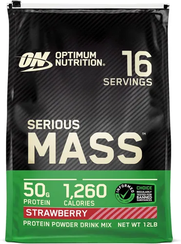 Vista 16 de Proteína para ganar peso Serious Mass Gainer de Optimum Nutrition, 1054620, Banana, 1, 1