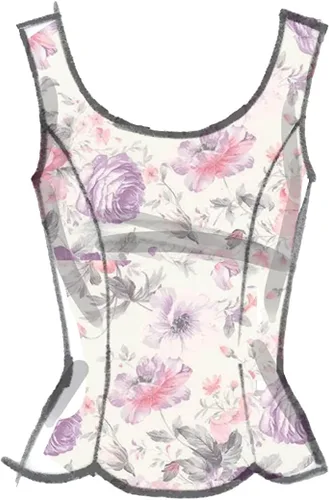 Vista 8 de McCall's Misses/Plus Size TOP/Vest Kit de patrón de costura, multicolor