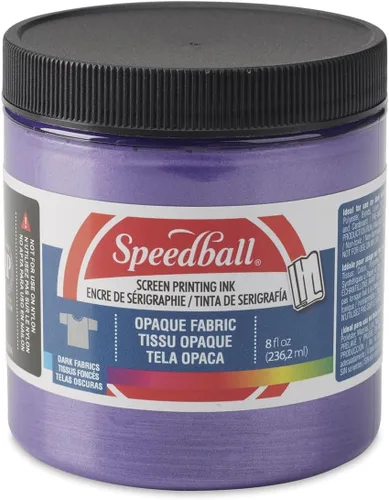 Vista 18 de Speedball 004800 Tinta de serigrafía de tela opaca, 8 fl. oz., Black Pearl