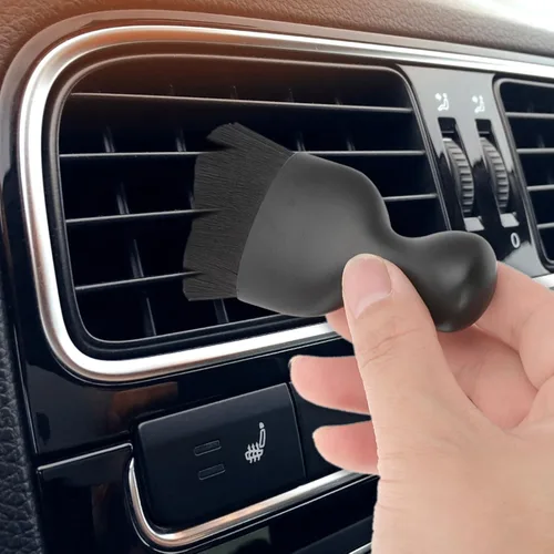 Vista 2 de cobee Cepillo suave de limpieza interior del automóvil, sin arañazos, paquete de 2 cepillos de limpieza de automóvil con cerdas suaves