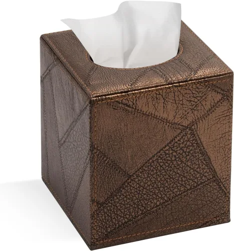 Vista 11 de COLYLAN Funda de Caja de Paños Cuadrada Soporte de Caja de Paños para Baño (Beige)