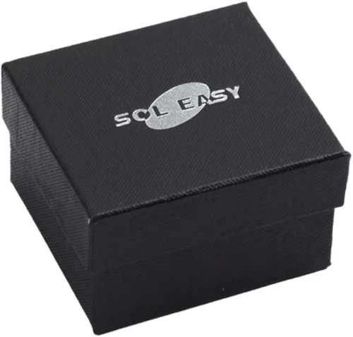 Vista 6 de Soleasy WTH1001 - Reloj de pulsera de cuarzo para hombre, estilo militar, 2 zonas horarias, color negro