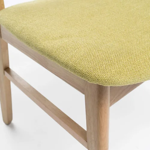 Vista 10 de Christopher Knight Home Idalia - Sillas de comedor, juego de 2 piezas, té verde / acabado de roble