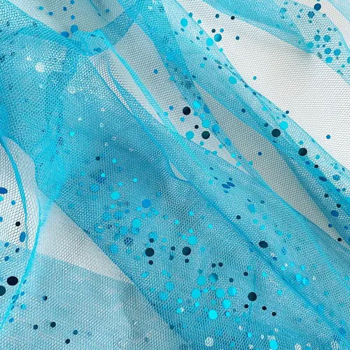 Vista 5 de FUMY Vestido de princesa Elsa para niña de 3 a 8 años disfraz de Navidad para fiesta de cumpleaños con accesorios