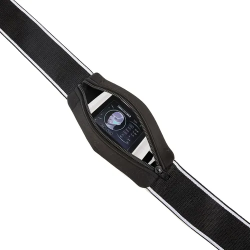 Vista 3 de Cinturón de bomba de insulina, bolsa de cintura médica expandible, cinturón para correr para diabéticos con bolsillo, cintura ajustable, suministros