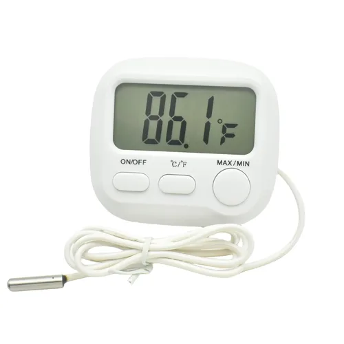 Vista 8 de Termómetro digital pequeño TA358 Celsius/Fahrenheit, medidor de temperatura para interiores/exteriores con sonda de sensor de 1.5M/5 pies