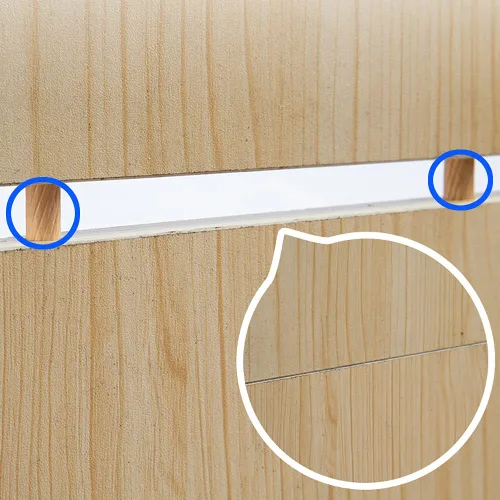 Vista 3 de Medsuo 21 piezas de tacos de madera surtidos M6 M8 M10 tacos estriados de madera dura para muebles, carpintería, artesanía, bricolaje (6mm 8mm 10mm)