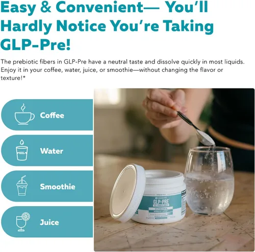 Vista 7 de GLP-Pre™ - Complejo de fibra prebiótica optimizada - Optimización del microbioma intestinal para el apoyo natural de la vía GLP-1 y bienestar