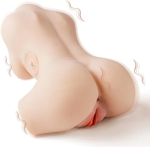 Muñeca sexual vibradora masturbador masculino – AUSLOVE 5.29LB Muñecas sexuales vibratorias para hombres masturbación con 10 modos de vibración,