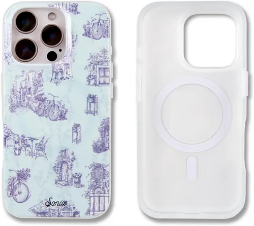 Vista 23 de Sonix - Funda para iPhone 12 y iPhone 12 Pro, compatible con MagSafe, probada contra caídas de 10 pies, Brown Tort, diseño de carey marrón