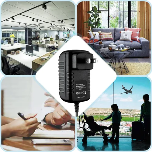 Vista 5 de Marg Adaptador de CA para Fisher Price V0099-9755 Cradle Swing Baby Power Supply Cable PSU