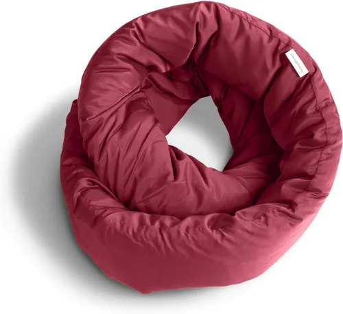 Vista 7 de Huzi Infinity Pillow - Almohada cervical de viaje, bufanda versátil y suave con soporte en 360º, lavable a máquina, para usar en hogar, viajes