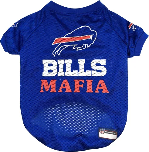 Pets First NFL Buffalo Bills - Camiseta raglán Bills Mafia, talla XS. La camiseta de fútbol más bonita para perros y gatos