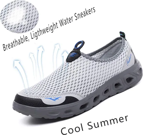 Vista 3 de Zapatos de agua de secado rápido para hombre y mujer, zapatos deportivos para caminar