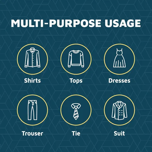 Vista 6 de Lifemaster Juego de perchas para pantalones de metal - 20 piezas Elegante juego de perchas para guardarropa con ahorro de espacio y antideslizantes