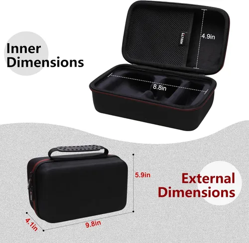 Vista 2 de LTGEM - Funda compatible con la prensa de calor Cricut EasyPress Mini/Mini LT, color negro (solo funda)