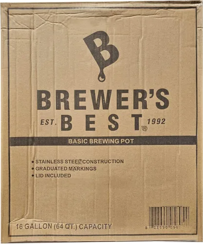 Vista 4 de Los cerveceros de 16 galones mejor olla de cerveza básica