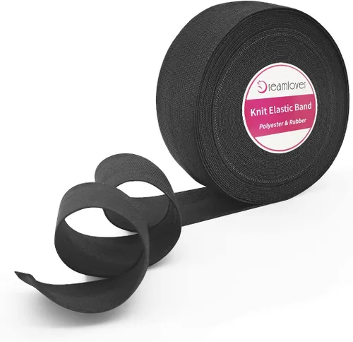 Vista 16 de Dreamlover Banda de peluca, banda elástica para coser, 1 pulgada x 6 yardas