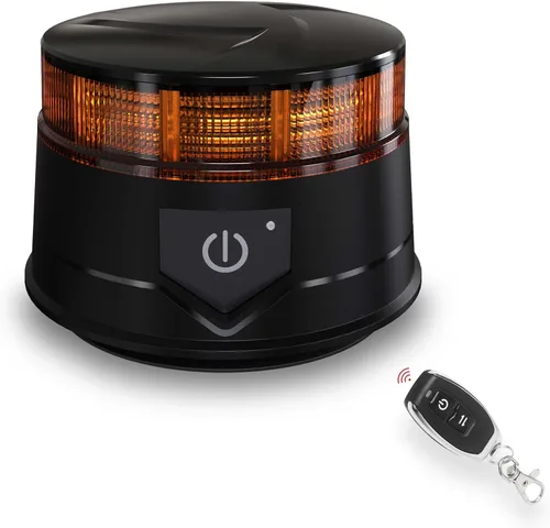 Vista 11 de Agrieyes Clase I Gran Luz de Baliza LED de 6.6 Pulgadas, 80W, Luces de Advertencia y Precaución Automáticas Sensibles a la Luz, Luces