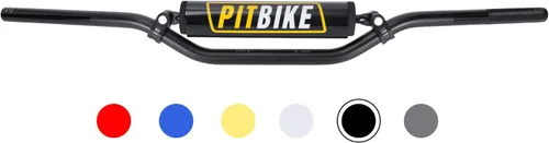 Vista 15 de Manilla de 7/8 pulgada para motocicleta, RUTU manilla universal mejorada para bicicleta de tierra con almohadilla de travesaño de elevación media