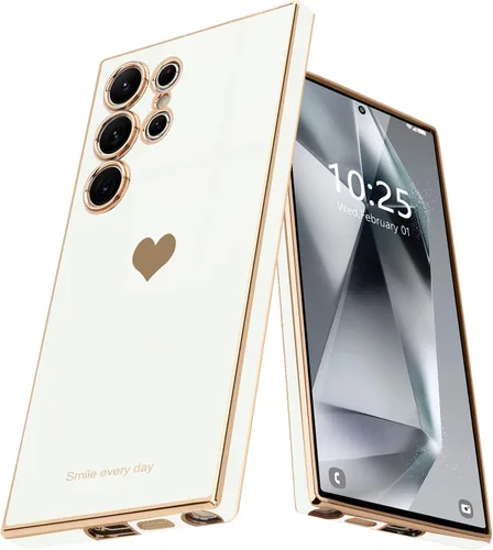 Vista 82 de Teageo para Samsung Galaxy A15 4G 5G Funda para mujeres y niñas, diseño de corazón de amor, lujoso brillo, cubierta trasera suave, parachoques