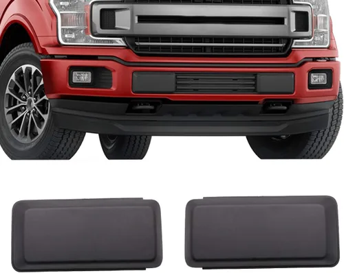 GSRECY Par de almohadillas de parachoques delantero izquierdo y derecho, insertos de tapas de extremo compatibles con Ford F150 F-150 2018-2020