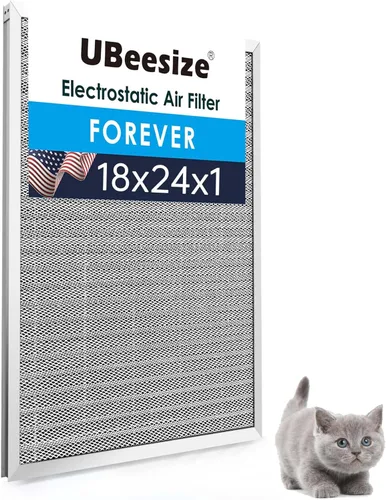 Vista 33 de UBeesize - Filtro de aire reutilizable de 20 x 20 x 1 pulgadas, lavable, MERV 8, permanente, electrostático, para aire acondicionado y HVAC