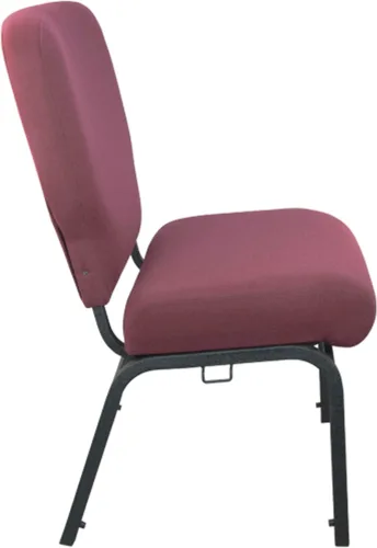 Vista 3 de Flash Furniture Advantage Signature Elite - Silla de iglesia granate, 20 pulgadas de ancho