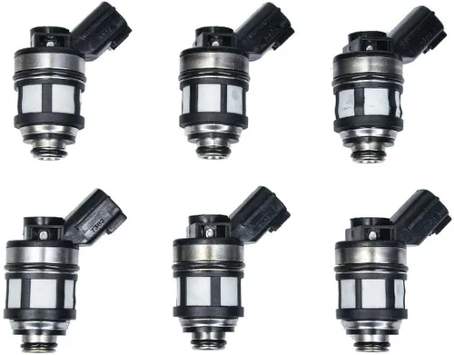 Juego de 6 inyectores de combustible JS23-1 16600-38Y10 de repuesto para Nissan Frontier Pathfinder Xterra 3.3L 1996-2004, aumenta la potencia y