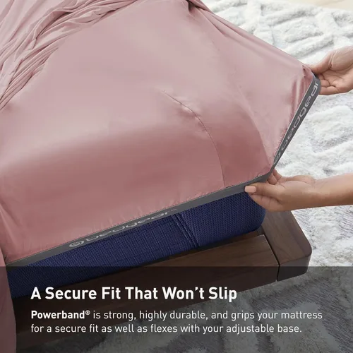 Vista 4 de Bedgear Dri-Tec - Juego de sábanas, tecnología que absorbe la humedad, transpirable, sábanas refrescantes, sábana encimera, sábana bajera, fundas