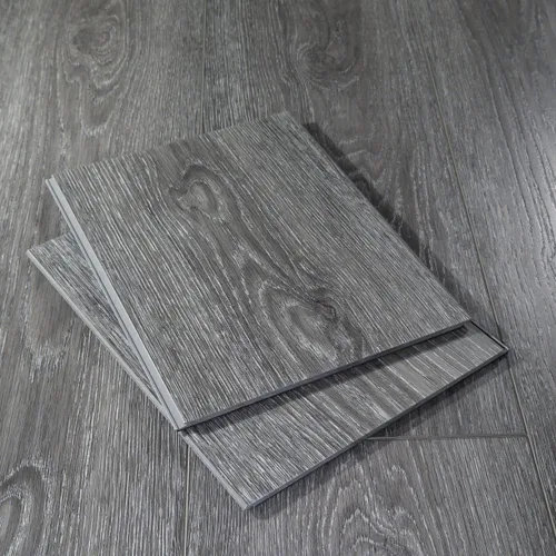Vista 24 de Muestra cortada de 12" de piso de tablones de vinilo de lujo Instalación de clic para bricolaje, capa de desgaste de 40 Mil, LVP impermeable