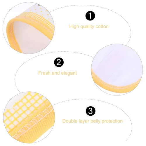 Vista 7 de EXCEART Cinturón de hernia umbilical para bebé, banda de cordón para el ombligo para bebé, banda ajustable para el vientre del ombligo, 4 uds