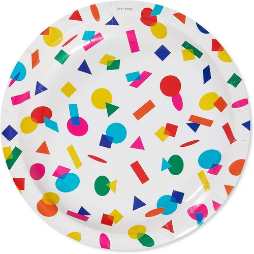 Vista 10 de American Greetings Rainbow Party Supplies, Star 16 oz. Tazas (8 unidades)